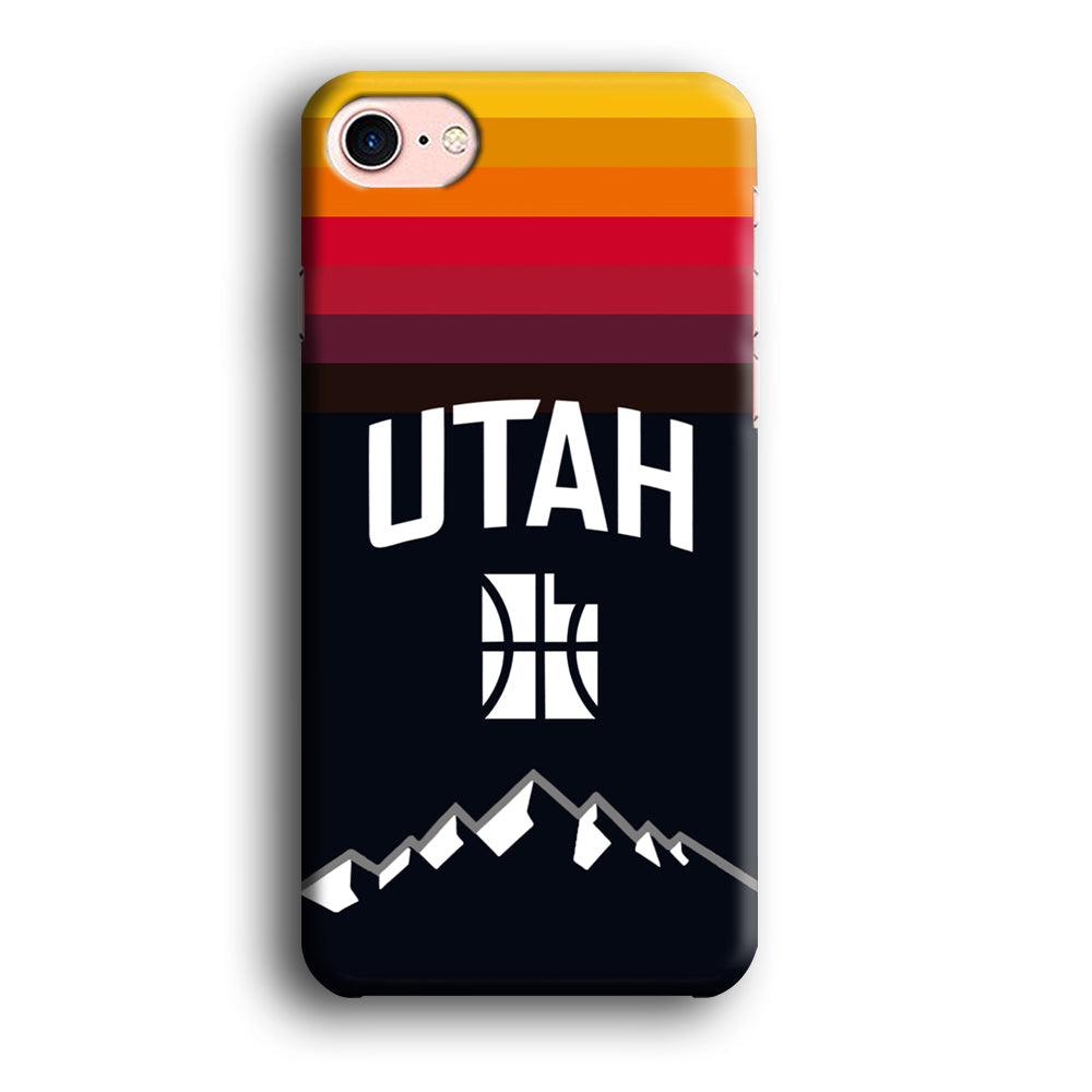 Utah Jazz Light Gradation iPhone 8 Case-Oxvistore