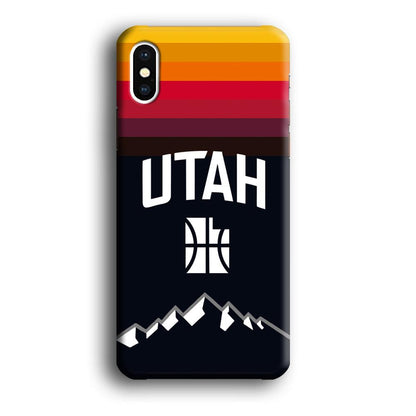 Utah Jazz Light Gradation iPhone X Case-Oxvistore