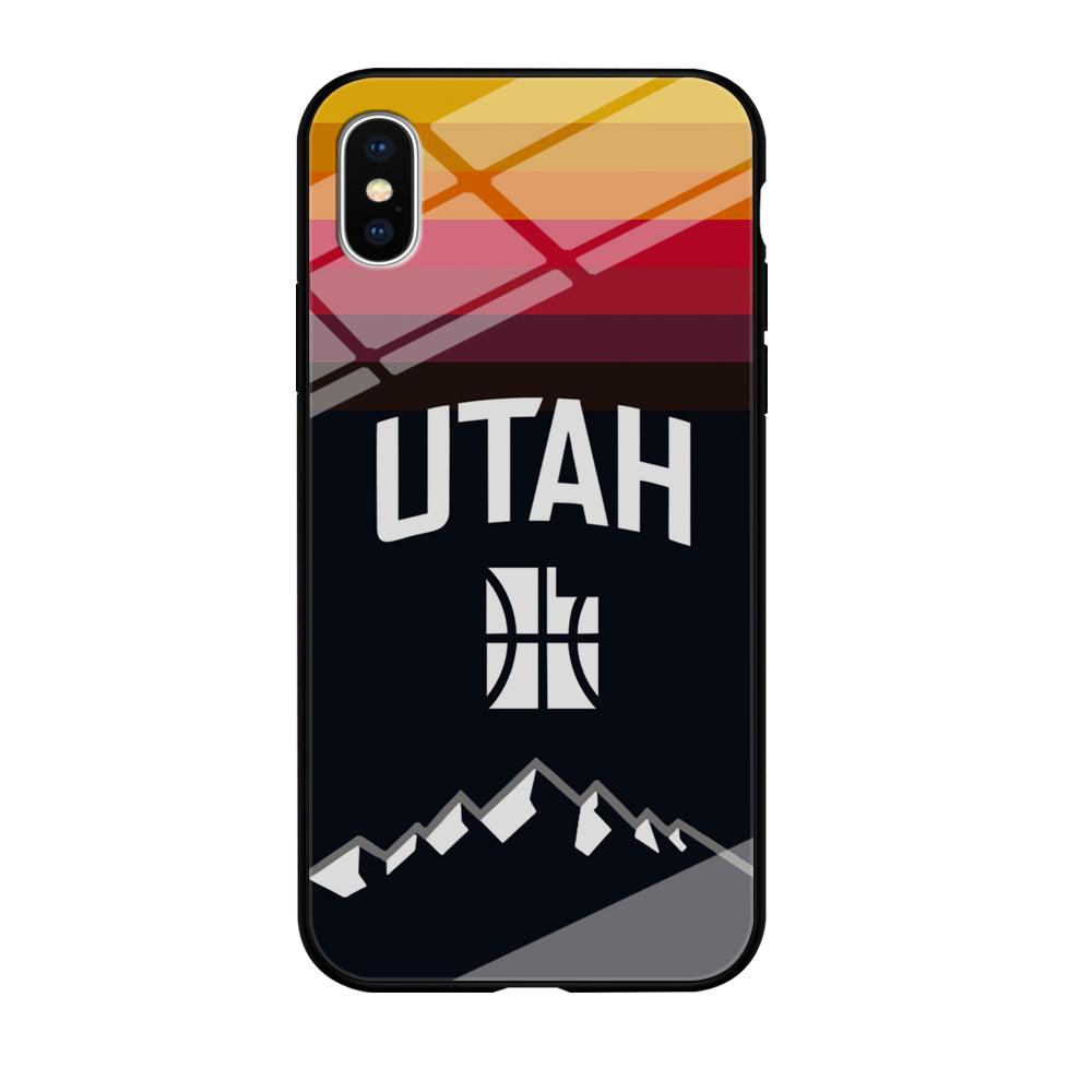 Utah Jazz Light Gradation iPhone X Case-Oxvistore