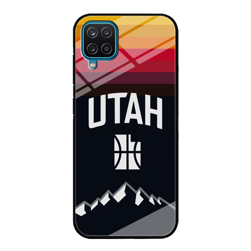 Utah Jazz Light Gradation Samsung Galaxy A12 Case-Oxvistore