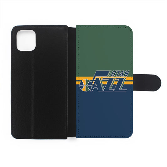 Utah Jazz Logo Flip Wallet Phone Case