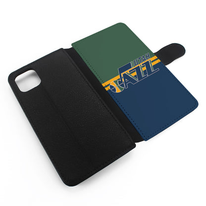 Utah Jazz Logo Flip Wallet Phone Case