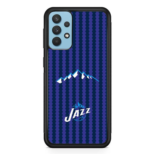 Utah Jazz Mount Logo Silhouette Samsung Galaxy A32 Case-Oxvistore