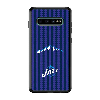 Utah Jazz Mount Logo Silhouette Samsung Galaxy S10 Plus Case-Oxvistore