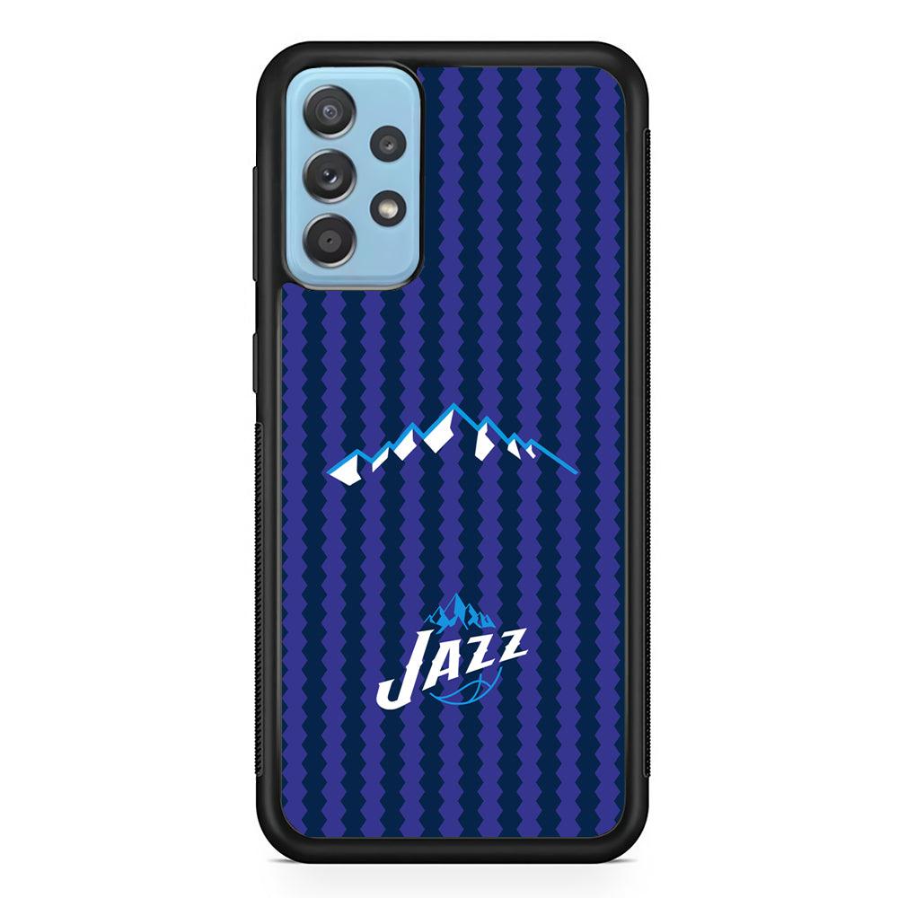 Utah Jazz Mount Logo Silhouette Samsung Galaxy A72 Case-Oxvistore