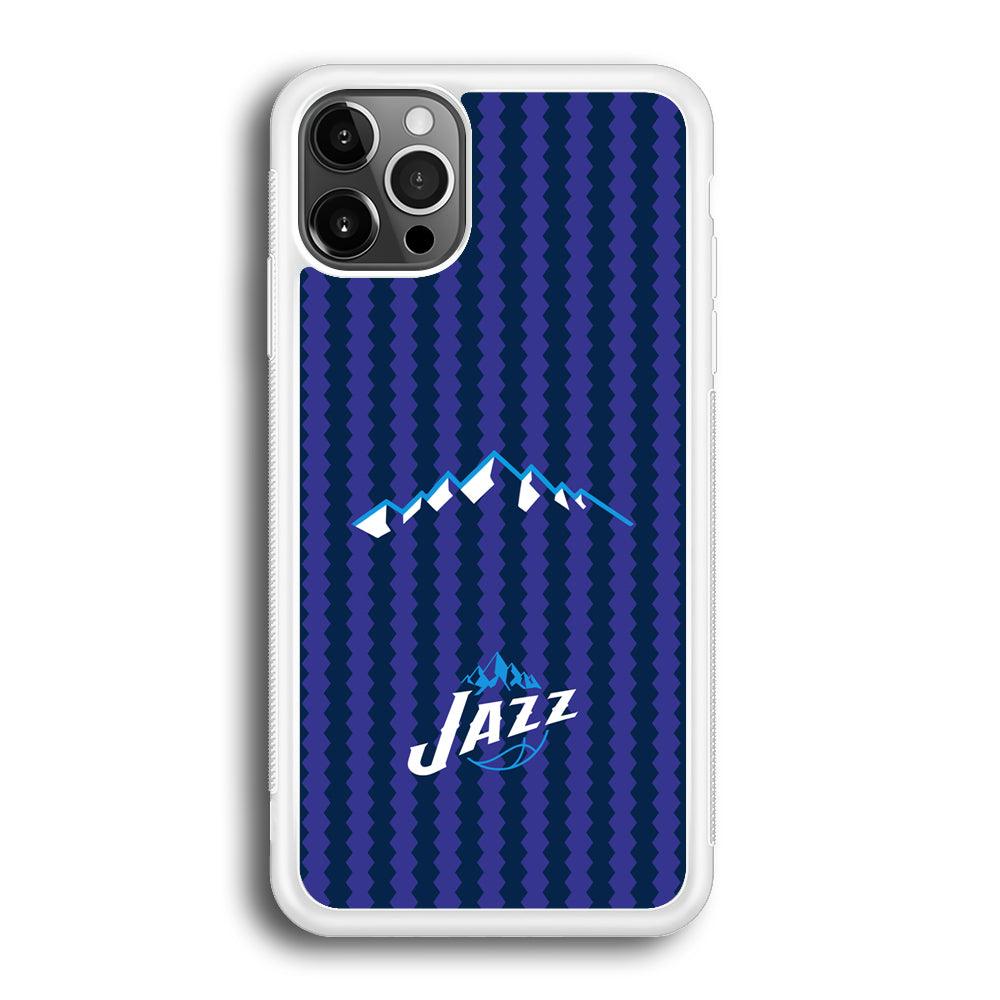 Utah Jazz Mount Logo Silhouette iPhone 12 Pro Max Case-Oxvistore