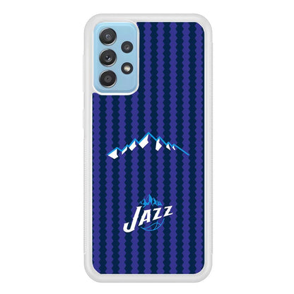 Utah Jazz Mount Logo Silhouette Samsung Galaxy A52 Case-Oxvistore