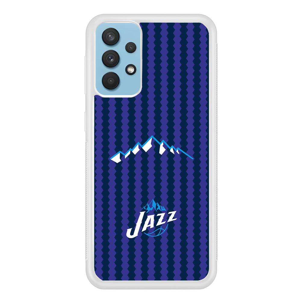 Utah Jazz Mount Logo Silhouette Samsung Galaxy A32 Case-Oxvistore