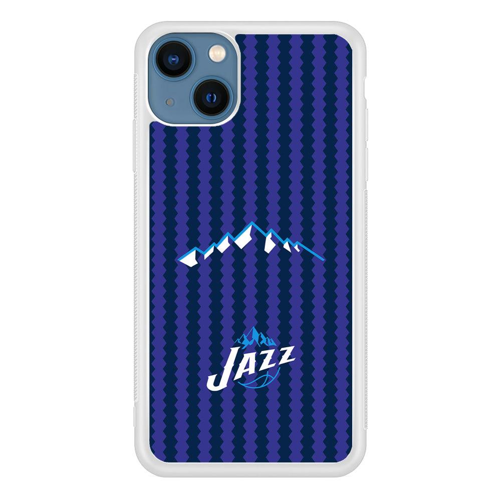 Utah Jazz Mount Logo Silhouette iPhone 14 Case-Oxvistore