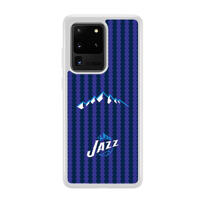 Utah Jazz Mount Logo Silhouette Samsung Galaxy S20 Ultra Case-Oxvistore