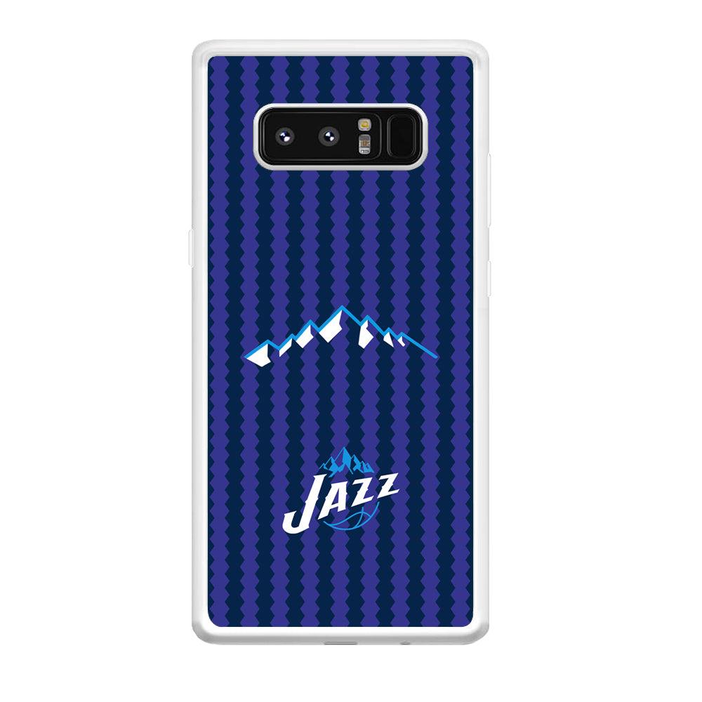 Utah Jazz Mount Logo Silhouette Samsung Galaxy Note 8 Case-Oxvistore