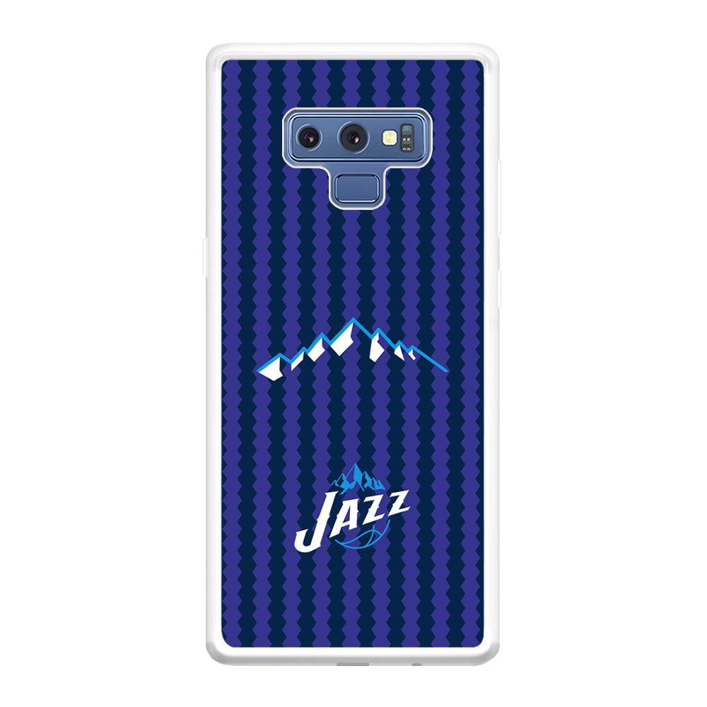 Utah Jazz Mount Logo Silhouette Samsung Galaxy Note 9 Case-Oxvistore