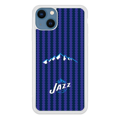 Utah Jazz Mount Logo Silhouette iPhone 13 Case-Oxvistore