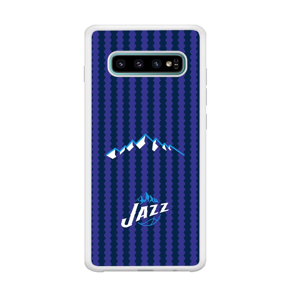 Utah Jazz Mount Logo Silhouette Samsung Galaxy S10 Plus Case-Oxvistore