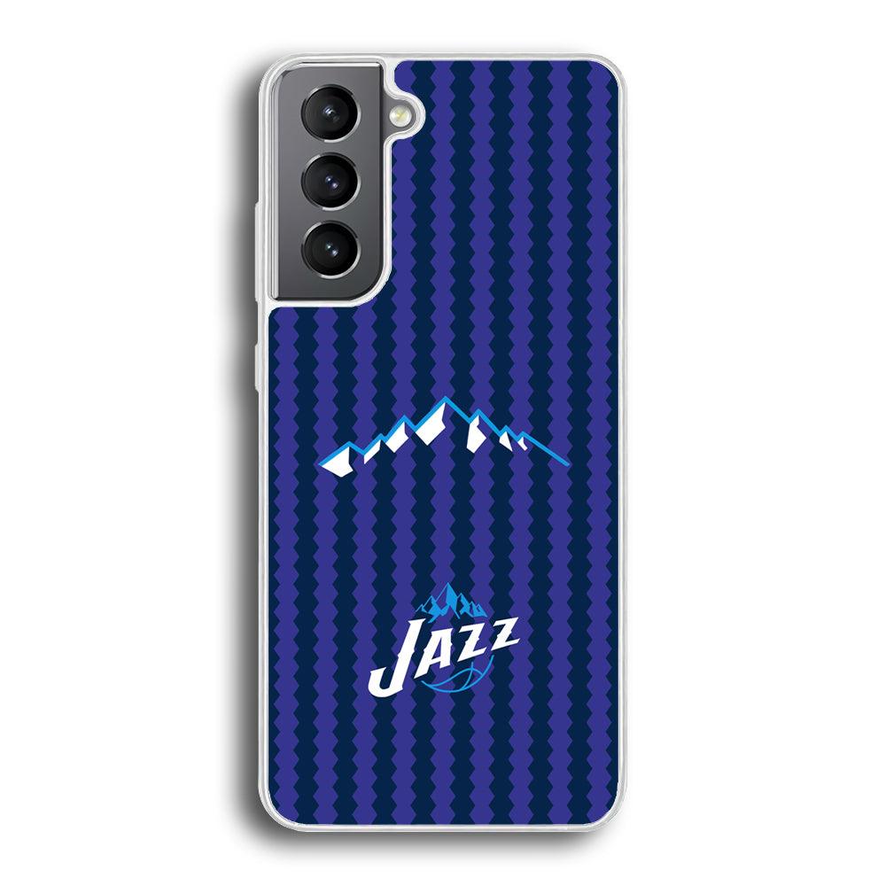 Utah Jazz Mount Logo Silhouette Samsung Galaxy S21 Plus Case-Oxvistore