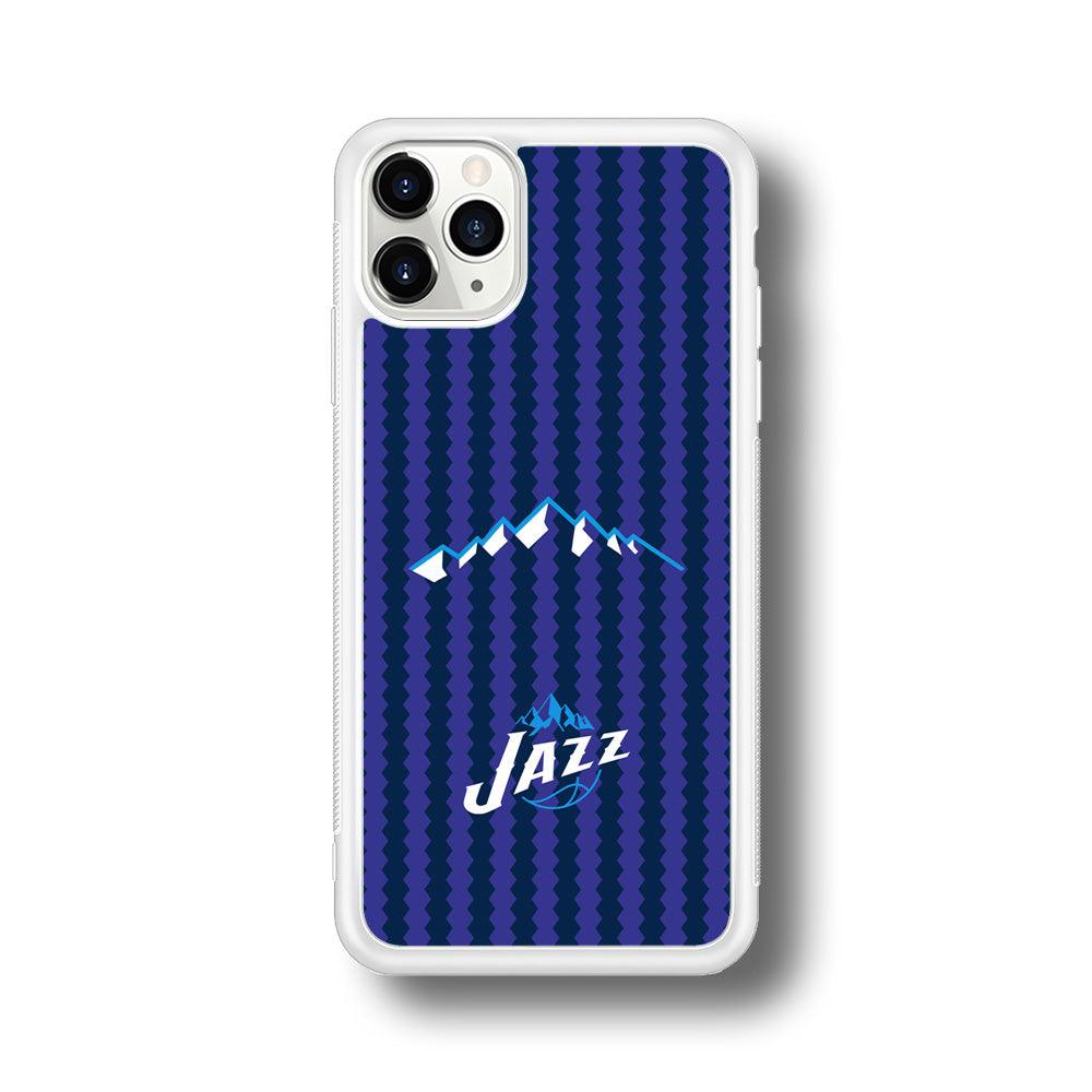 Utah Jazz Mount Logo Silhouette iPhone 11 Pro Case-Oxvistore