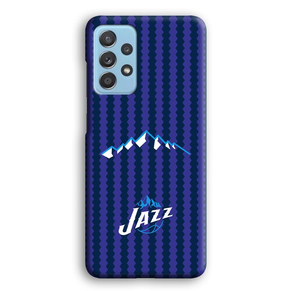 Utah Jazz Mount Logo Silhouette Samsung Galaxy A72 Case-Oxvistore