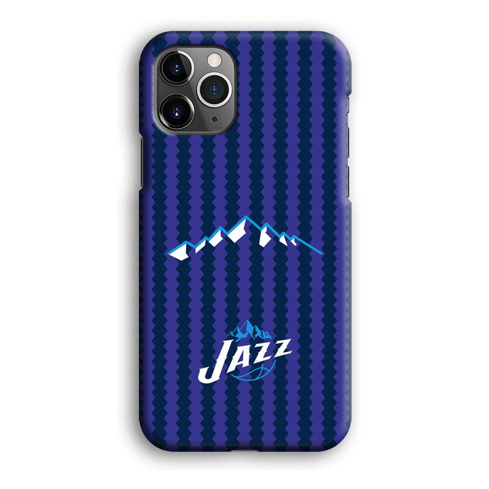 Utah Jazz Mount Logo Silhouette iPhone 12 Pro Case-Oxvistore