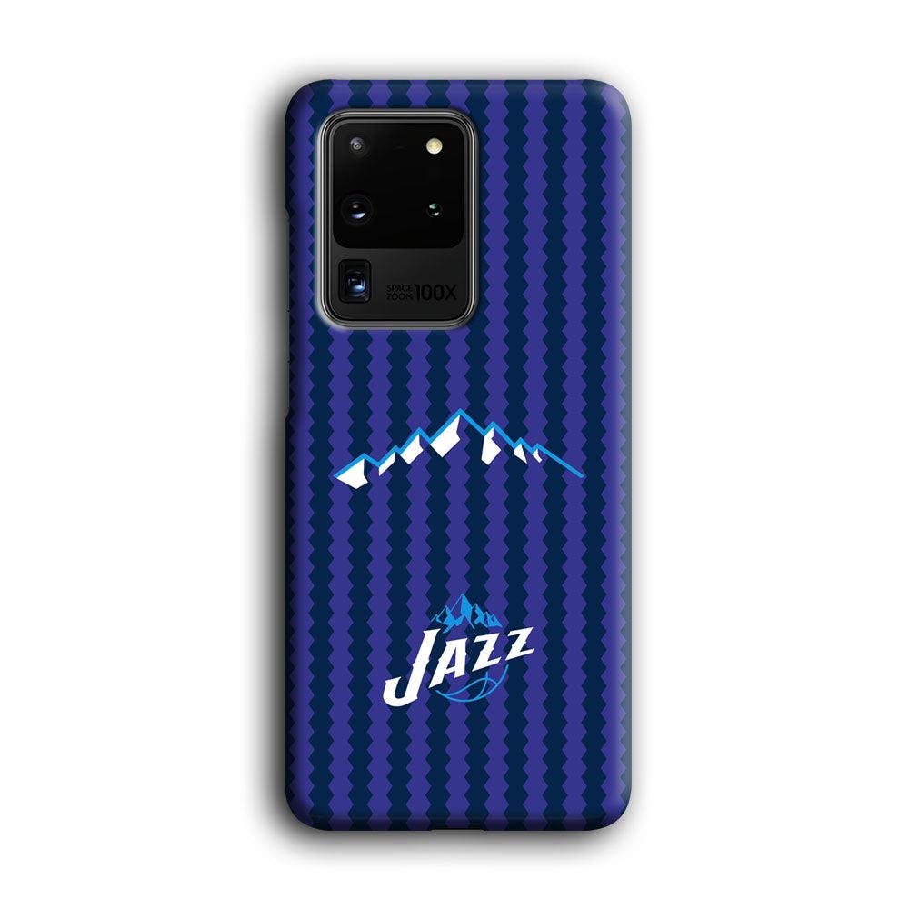 Utah Jazz Mount Logo Silhouette Samsung Galaxy S20 Ultra Case-Oxvistore