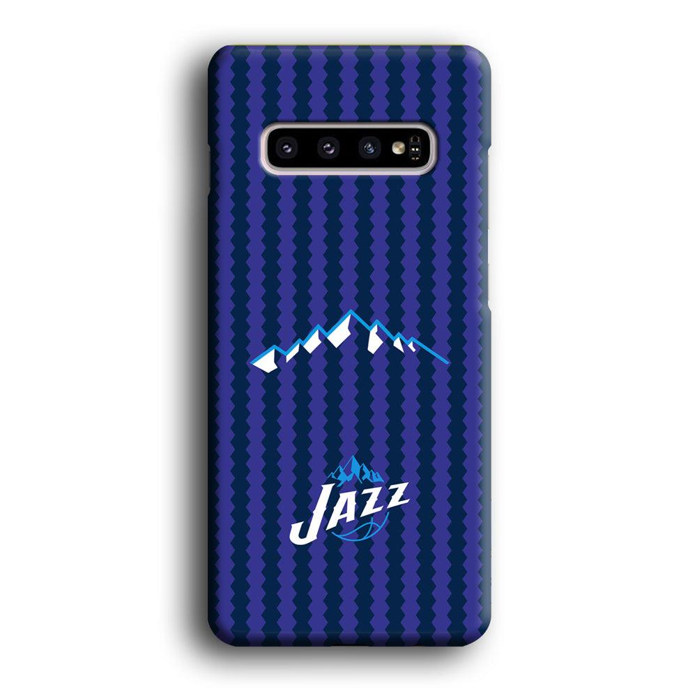 Utah Jazz Mount Logo Silhouette Samsung Galaxy S10 Plus Case-Oxvistore