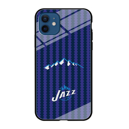 Utah Jazz Mount Logo Silhouette iPhone 12 Case-Oxvistore