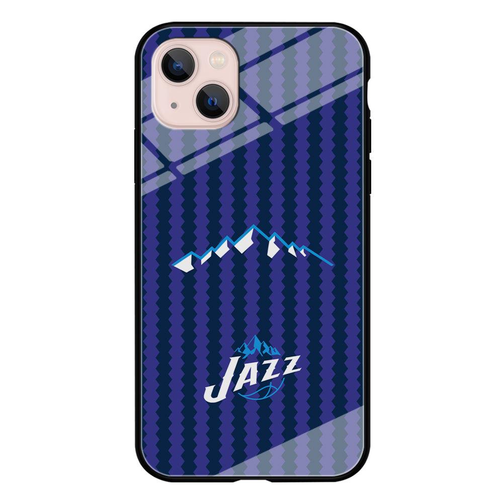 Utah Jazz Mount Logo Silhouette iPhone 15 Case-Oxvistore