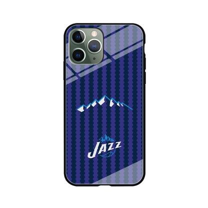 Utah Jazz Mount Logo Silhouette iPhone 11 Pro Case-Oxvistore