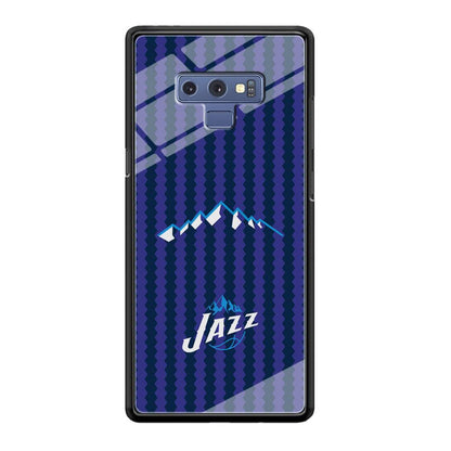 Utah Jazz Mount Logo Silhouette Samsung Galaxy Note 9 Case-Oxvistore