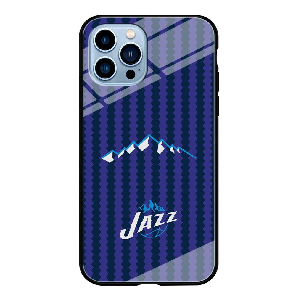 Utah Jazz Mount Logo Silhouette iPhone 14 Pro Case-Oxvistore