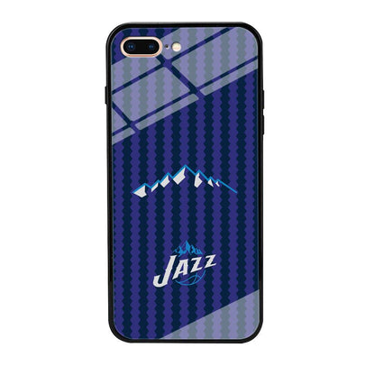 Utah Jazz Mount Logo Silhouette iPhone 8 Plus Case-Oxvistore