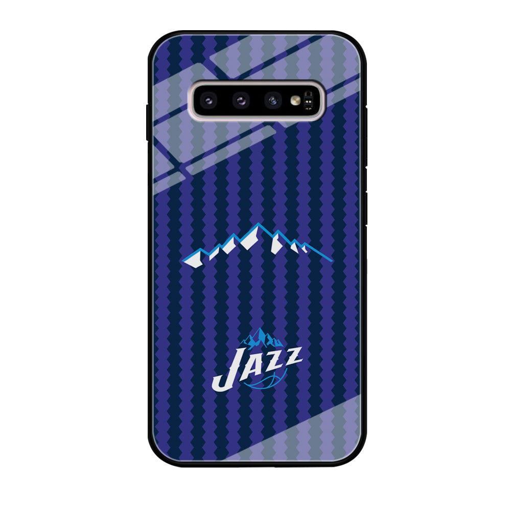 Utah Jazz Mount Logo Silhouette Samsung Galaxy S10 Plus Case-Oxvistore