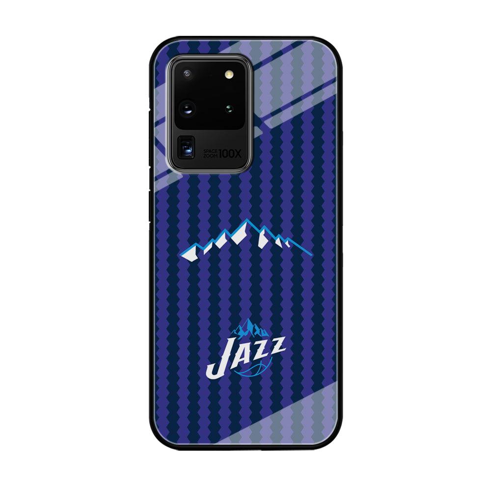 Utah Jazz Mount Logo Silhouette Samsung Galaxy S20 Ultra Case-Oxvistore