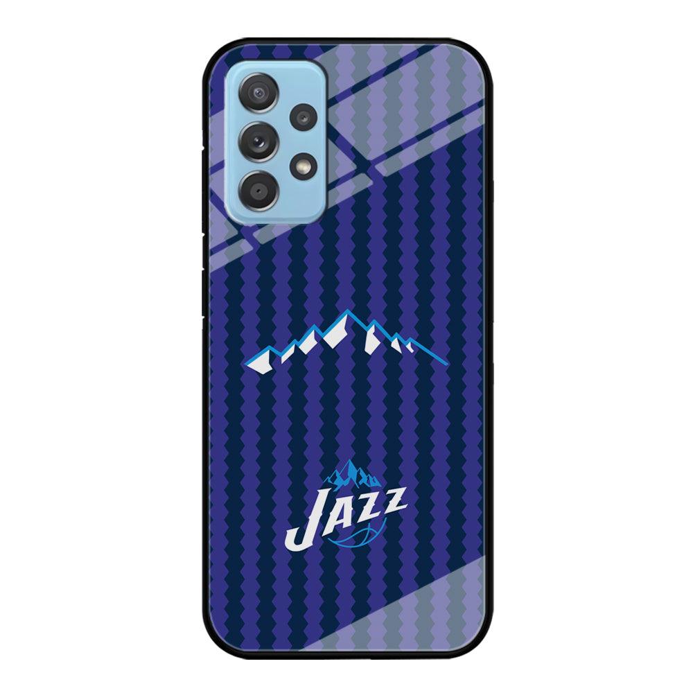 Utah Jazz Mount Logo Silhouette Samsung Galaxy A52 Case-Oxvistore