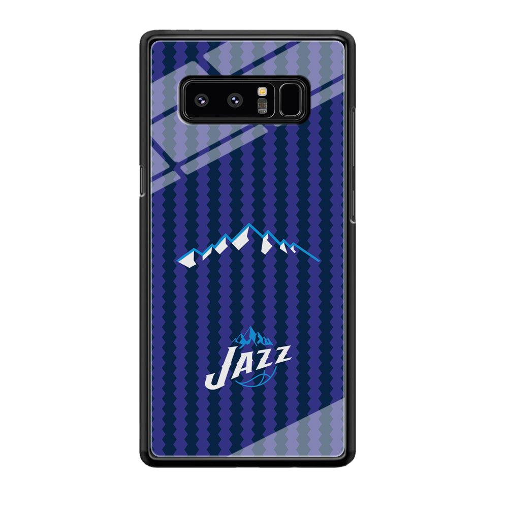 Utah Jazz Mount Logo Silhouette Samsung Galaxy Note 8 Case-Oxvistore