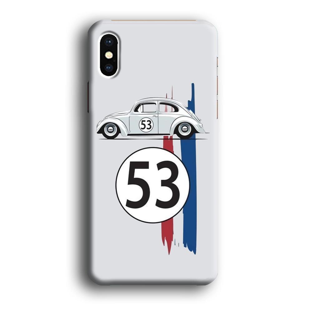 VW 53 Herbie iPhone X Case-Oxvistore