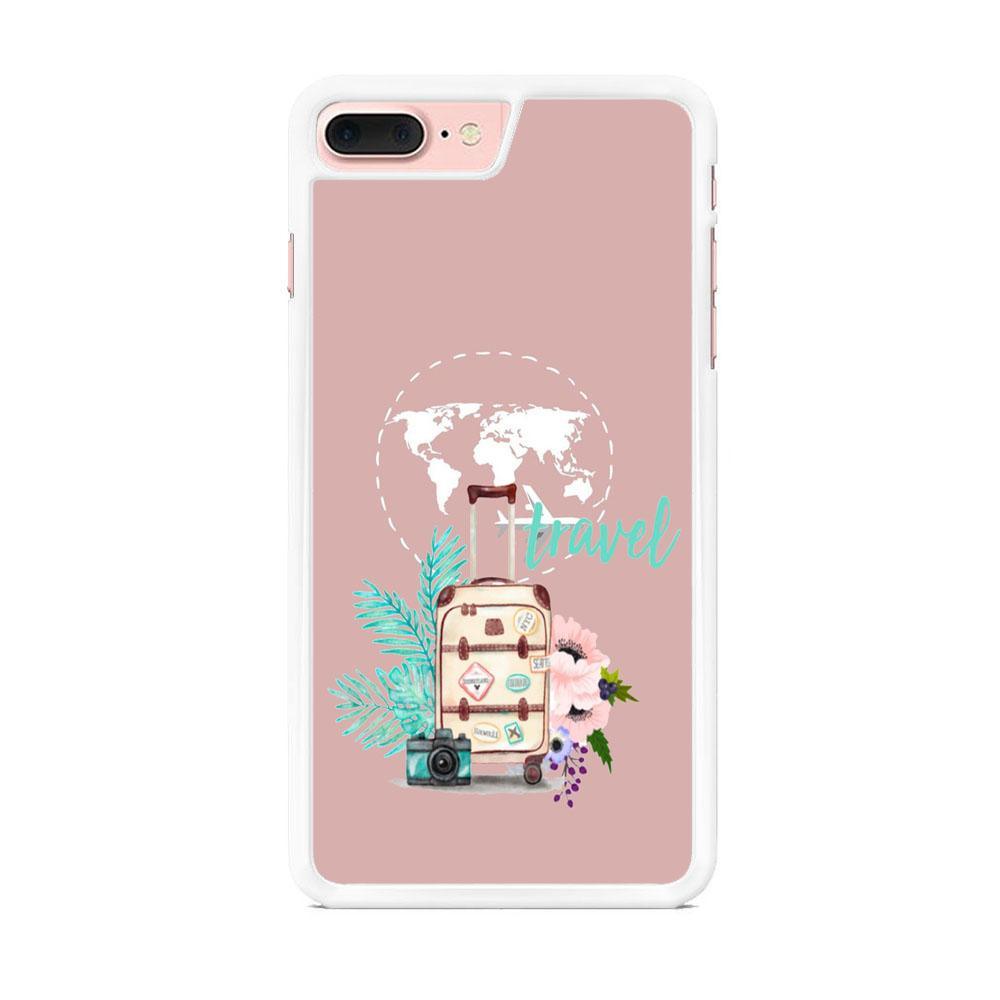 Vacation Suitcase iPhone 8 Plus Case-Oxvistore