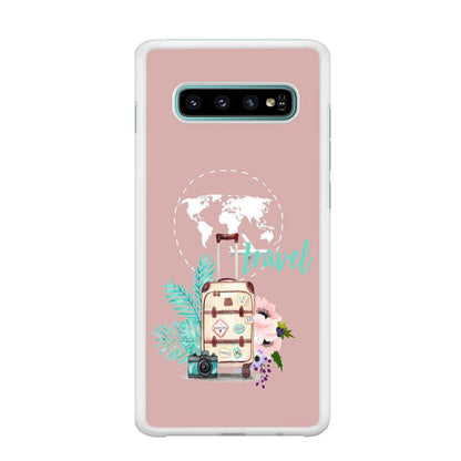 Vacation Suitcase Samsung Galaxy S10 Case-Oxvistore