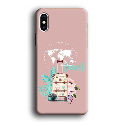 Vacation Suitcase iPhone X Case-Oxvistore