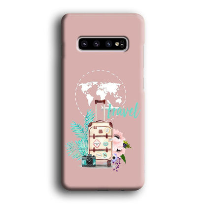 Vacation Suitcase Samsung Galaxy S10 Case-Oxvistore