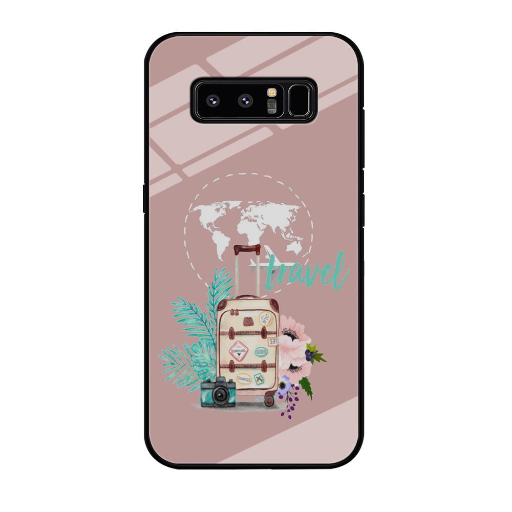 Vacation Suitcase Samsung Galaxy Note 8 Case-Oxvistore