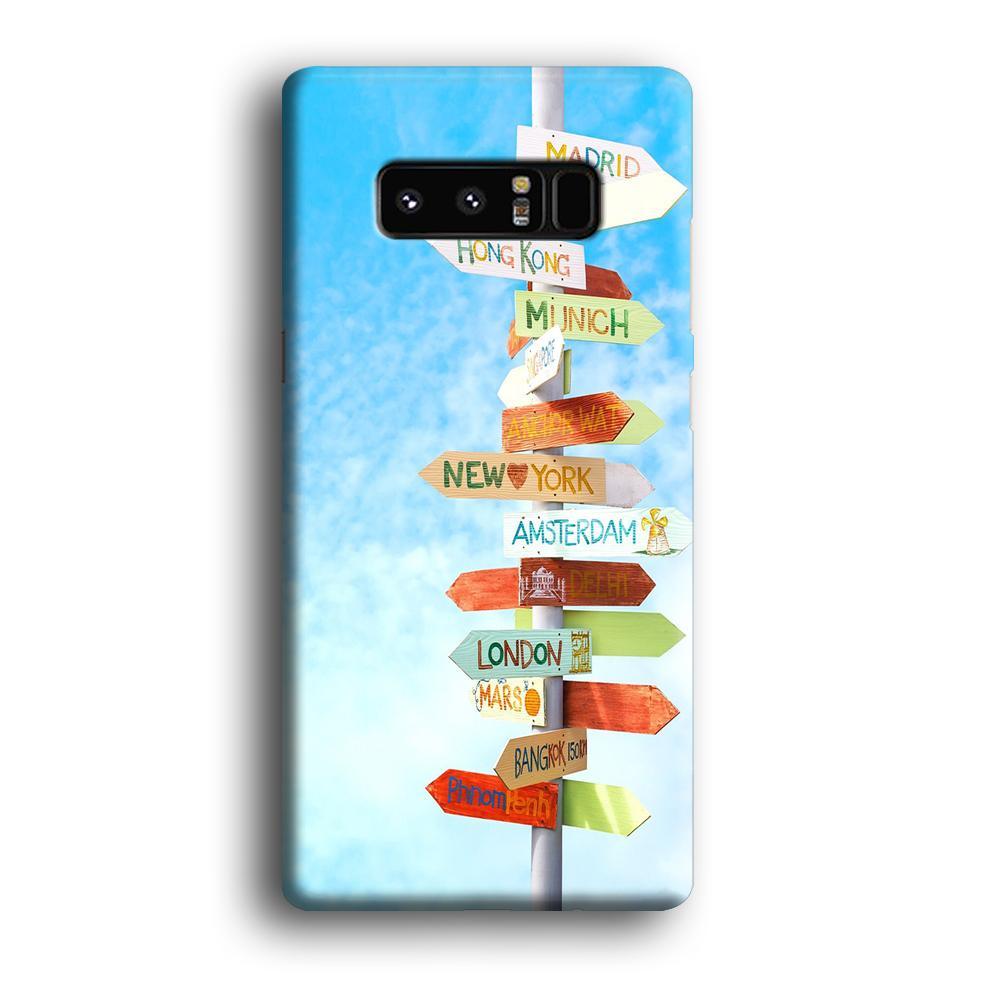 Vacation To The Next Destination Samsung Galaxy Note 8 Case-Oxvistore