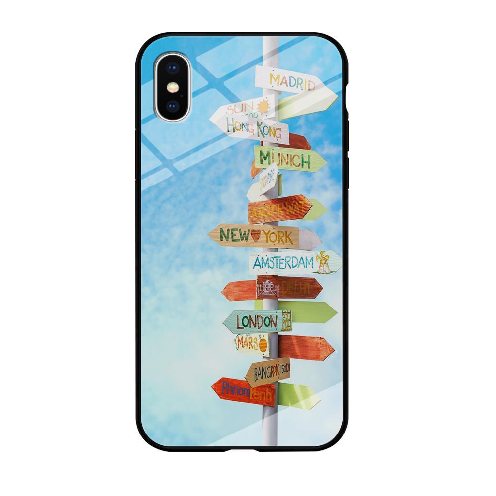 Vacation To The Next Destination iPhone X Case-Oxvistore