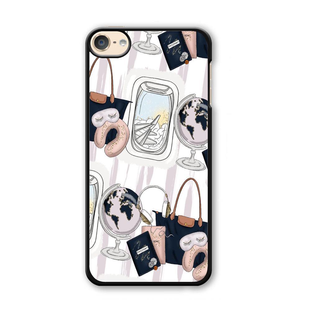 Vacation Tools iPod Touch 6 Case-Plastic Black (2D Case)-Oxvistore