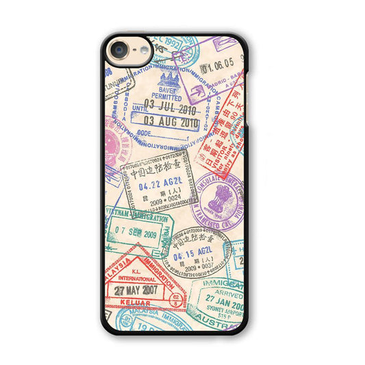 Vacation Visiting List iPod Touch 6 Case-Plastic Black (2D Case)-Oxvistore