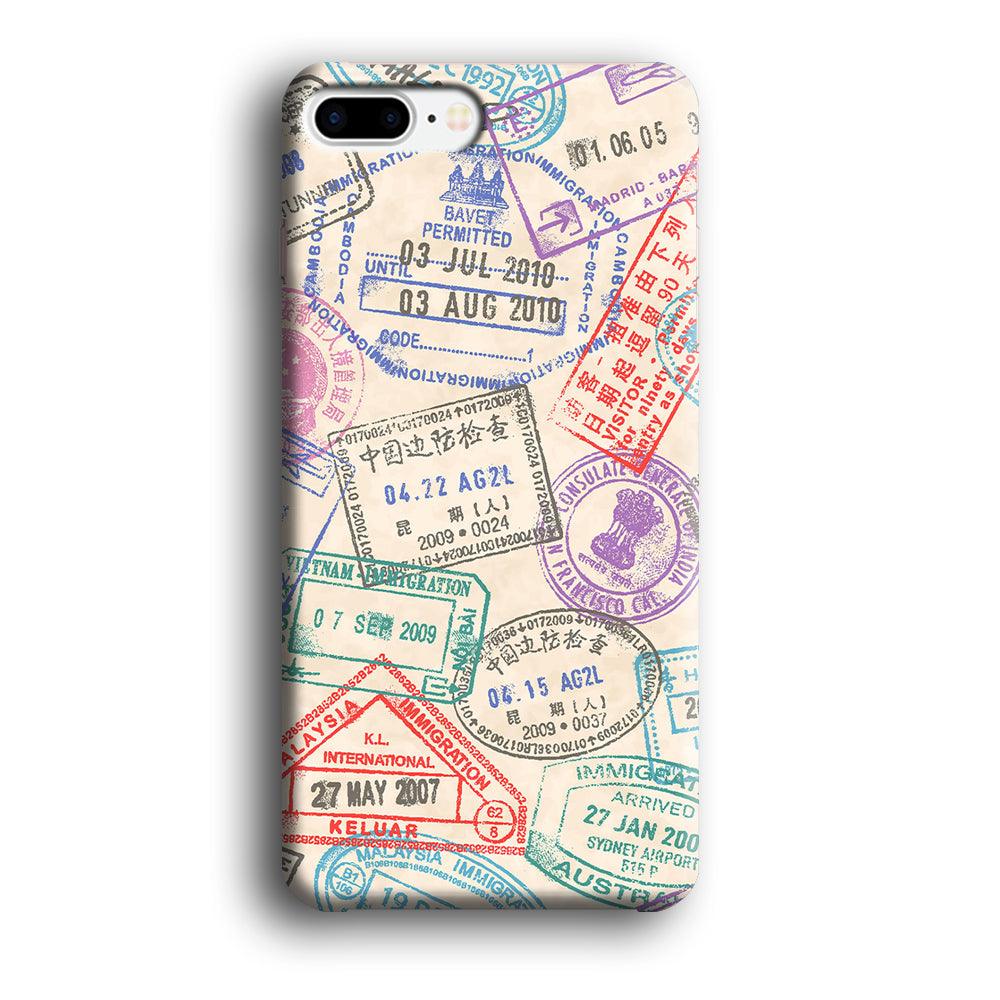 Vacation Visiting List iPhone 8 Plus Case-Oxvistore