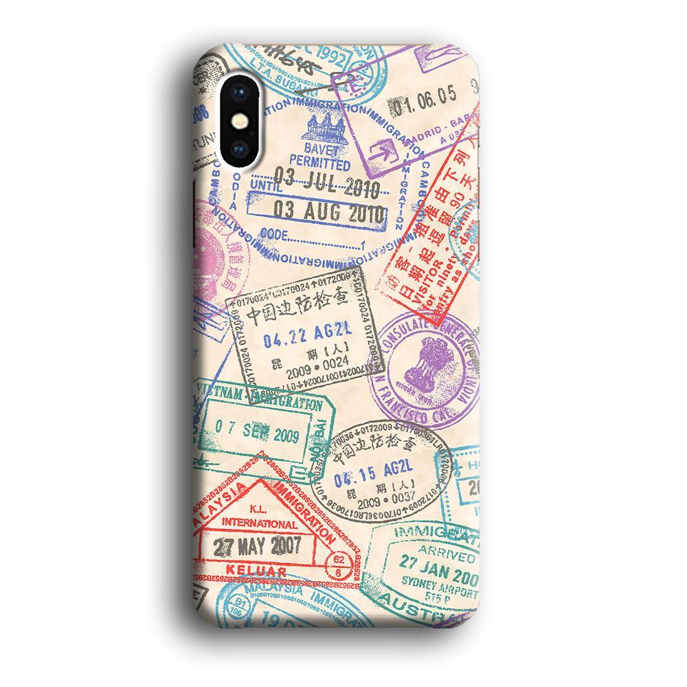 Vacation Visiting List iPhone X Case-Oxvistore