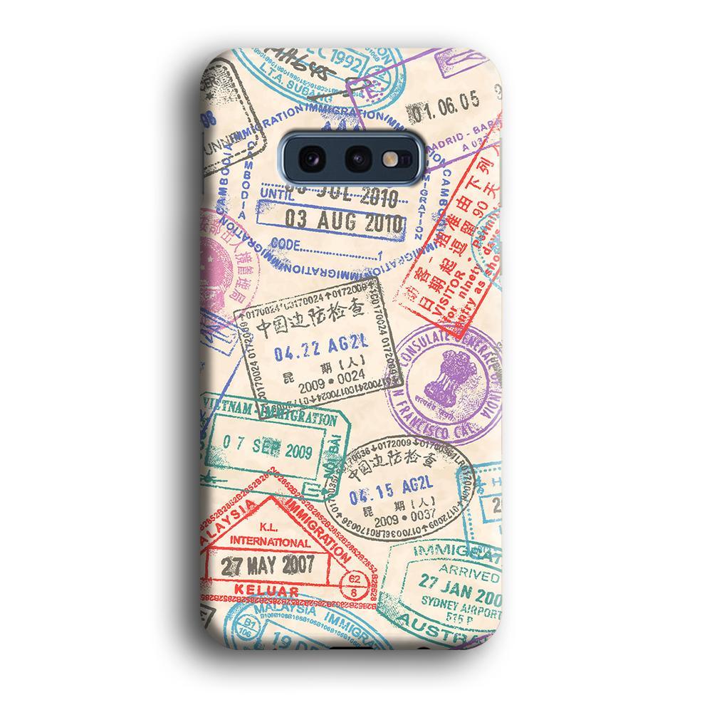 Vacation Visiting List Samsung Galaxy S10E Case-Oxvistore