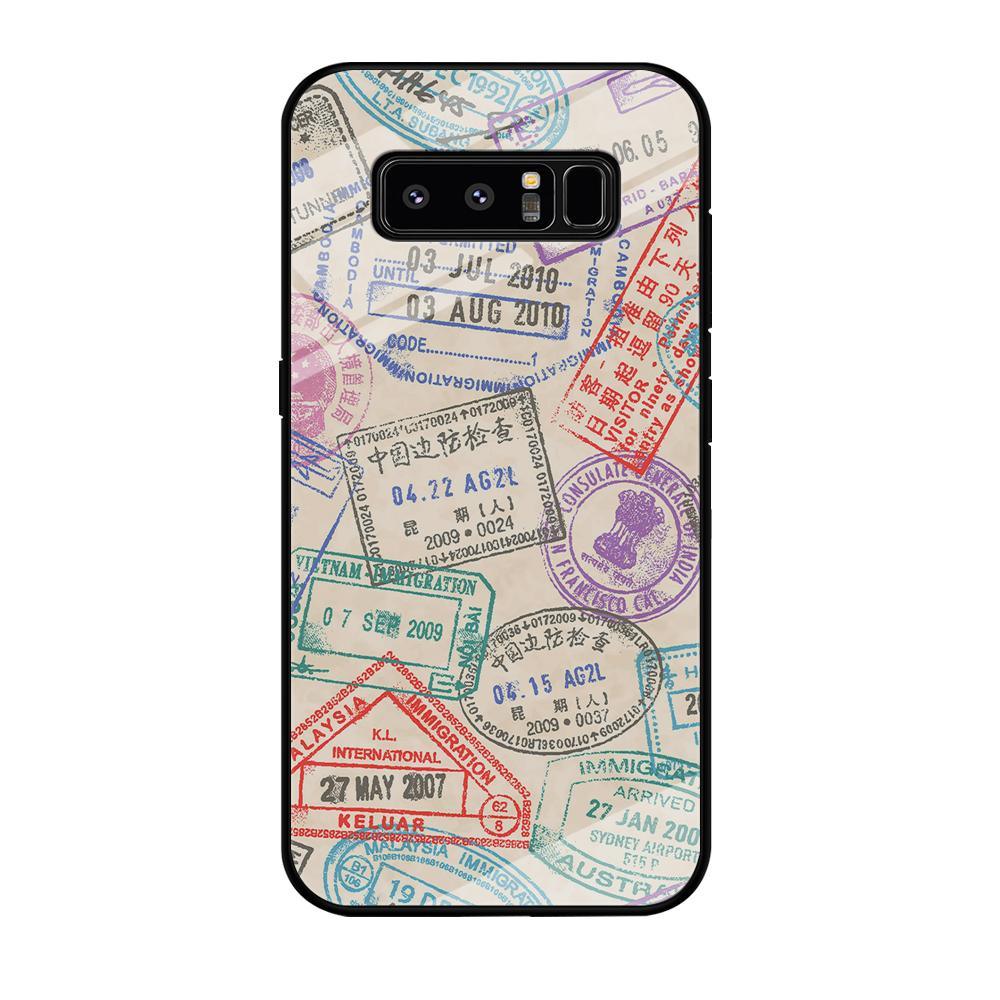 Vacation Visiting List Samsung Galaxy Note 8 Case-Oxvistore