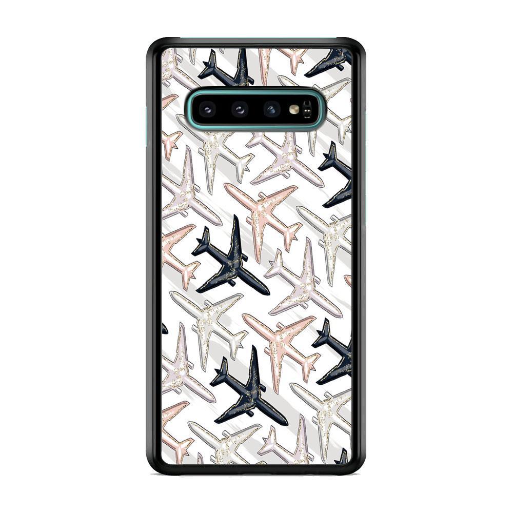 Vacation and Plane Traffic Samsung Galaxy S10 Case-Oxvistore