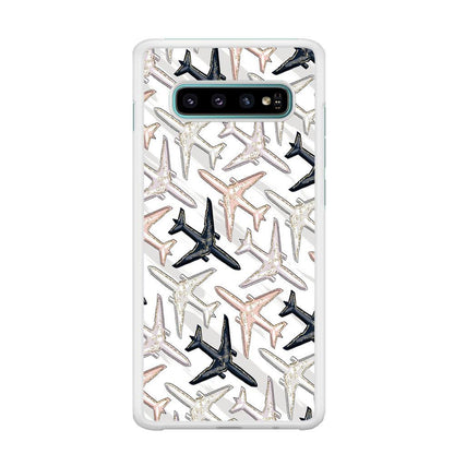 Vacation and Plane Traffic Samsung Galaxy S10 Case-Oxvistore